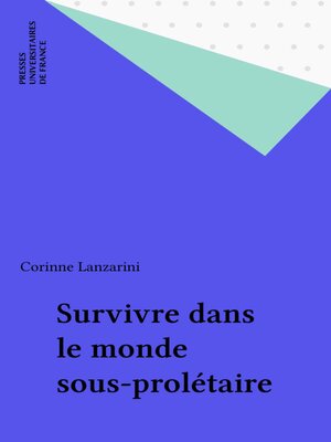 cover image of Survivre dans le monde sous-prolétaire